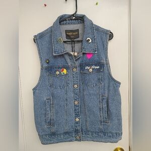 Denim Vest - Blue Jean Sleeveless Jacket